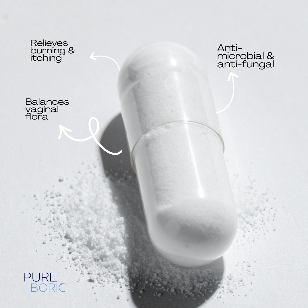 Boric Acid Vaginal Suppositories x30