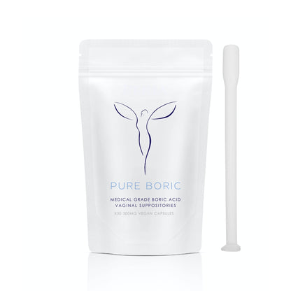 Boric Acid Vaginal Suppositories x30
