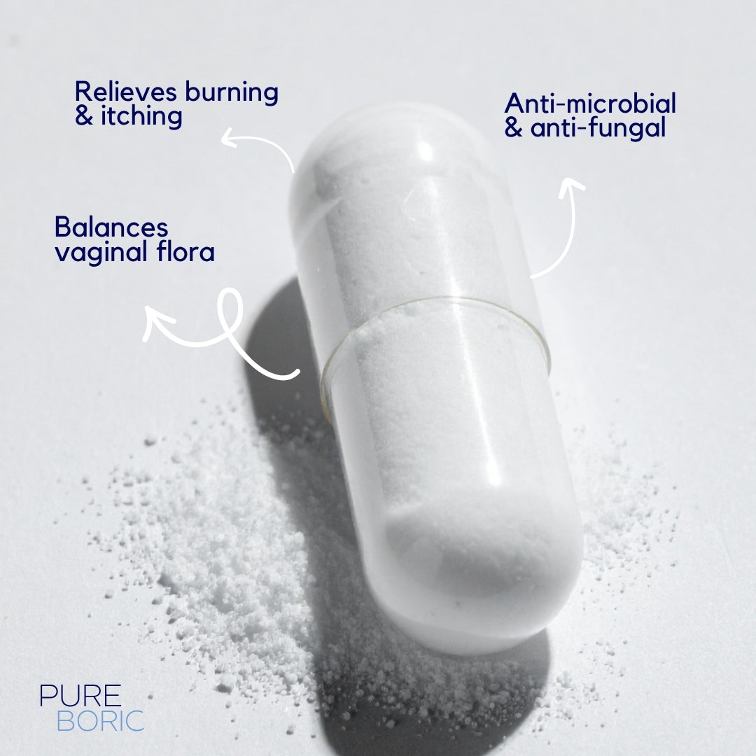 Boric Acid Vaginal Suppositories x30