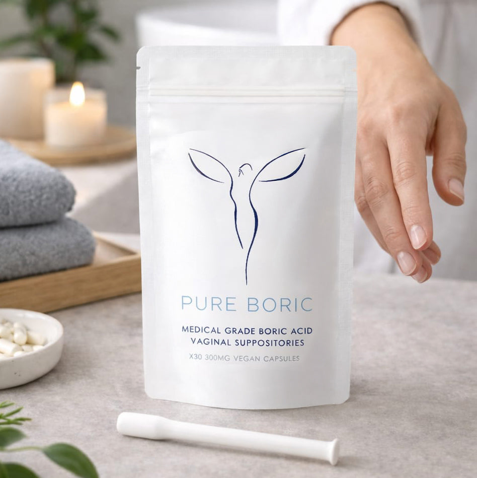 Boric Acid Vaginal Suppositories x30