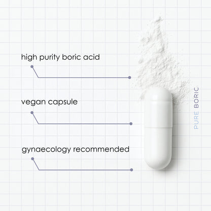 Boric Acid Vaginal Suppositories x30